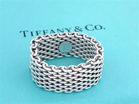 tiffany mesh ring replica|authentic tiffany mesh ring.